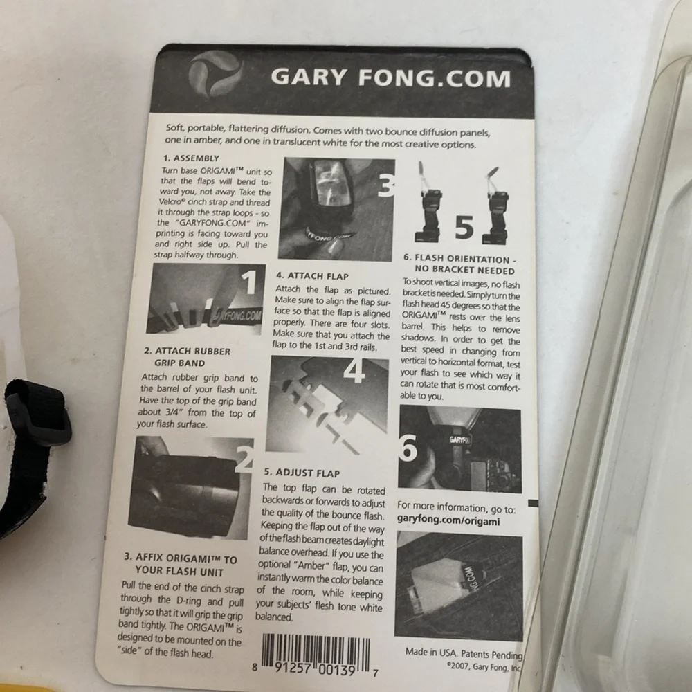 Gary Fong Origami Diffuser Camera Flash Accessory